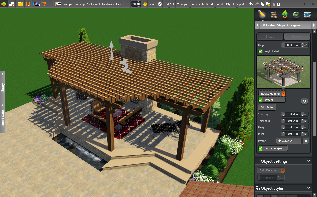 VizTerra Pergola Design Software